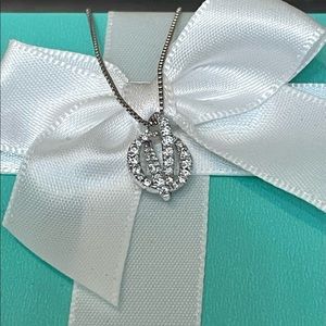 NWOT .52ctw Diamond Sterling Silver Necklace